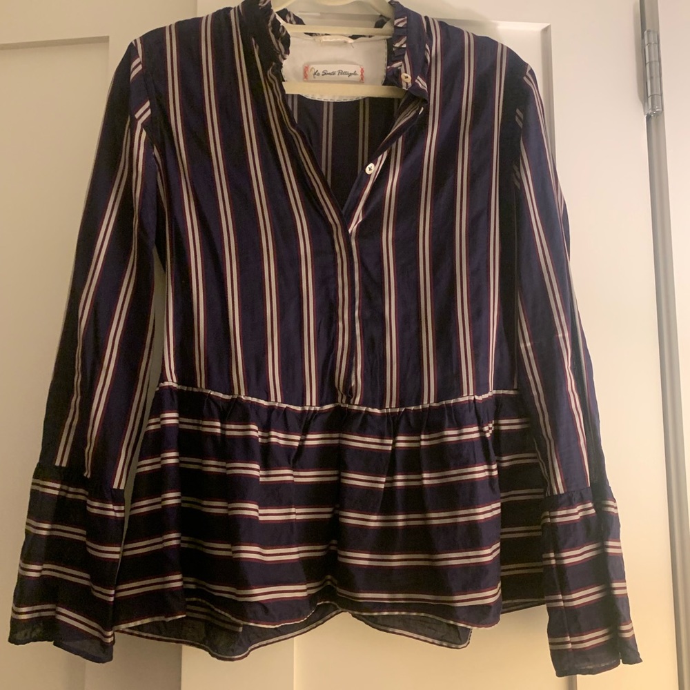 Le Sarte Petigole Peplum button up
